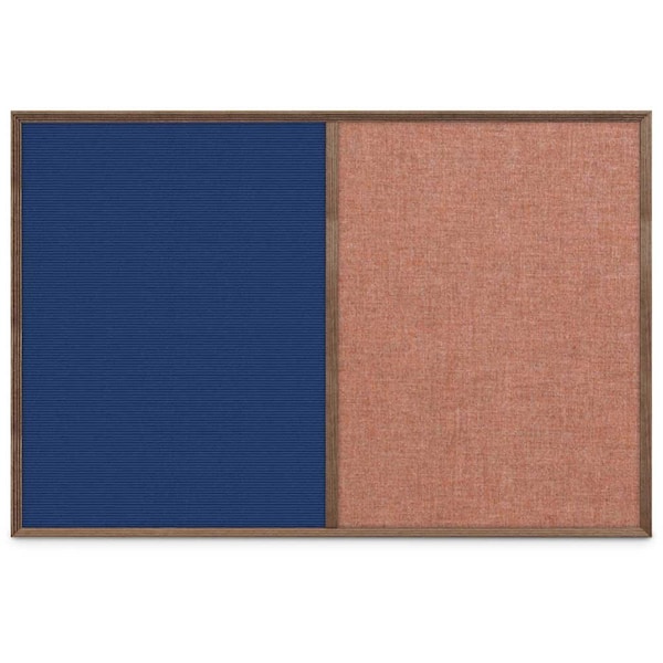 Slim Style Indoor Enclosed Corkboard, 24